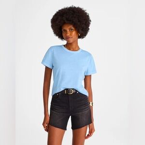 Madewell | The Perfect Crewneck Tee in Cotton (scroll for most accurate color)